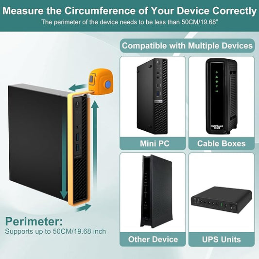 Universal Small Device VESA Mount can Connect VESA Arms, Adjustable Strap - Image 2