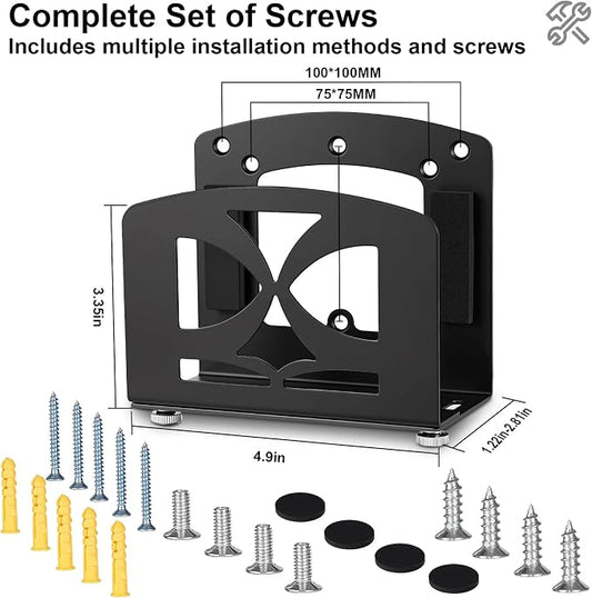Cable Box Mount, Adjustable Small Device Wall Mount or VESA Mount Behind The - Image 2