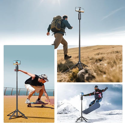 Auto Face Tracking Tripod, 360° Rotation Follows Your Movement, Phone Holder - Image 4