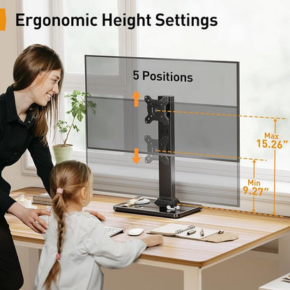 Perlegear Monitor Stand, Freestanding Monitor Mount - Image 3