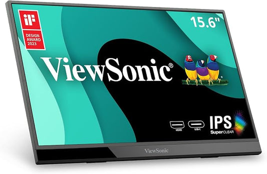 ViewSonic VX1655 15.6 Inch 1080p FHD Portable LED IPS Monitor by ViewSonicCorporation