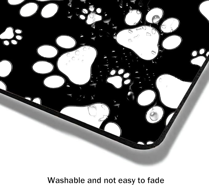 Mouse Pad, Cute White Dog Paw Mouse Pads - Image 4