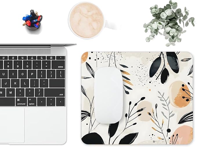 Mouse Pad, Cute Modern Abstract Art Boho Mouse Pads - Image 6