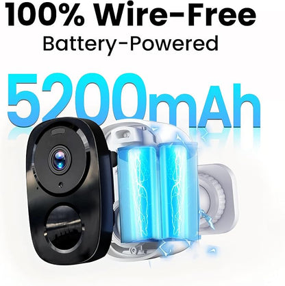 2026 Upgraded 2K Security Cameras Wireless Outdoor, Free Cloud Storage - Image 4