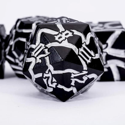 D&D Stripe Dice Set, Crack Polyhedral Dice - Image 2