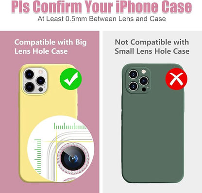 AGVEE 3+3 6 Pack for iPhone 15 Pro 6.1" / 15 Pro Max 6.7" Camera Lens Cover - Image 3