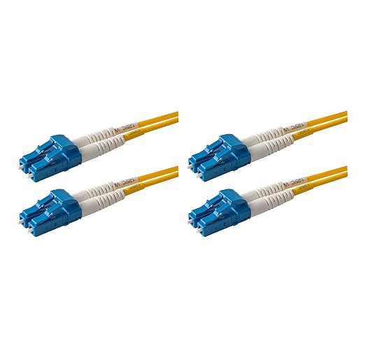 SpeedyFiberTX – 2-Pack 25 Meter LC to LC Fiber Patch Cable, Corning SMF-28 by SpeedyFiberTX