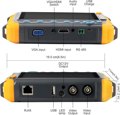 Anpviz 5 Inch 4 in 1 CCTV Monitor Tester, AHD/TVI/CVI/CVBS Coaxial Analog Video - Image 8