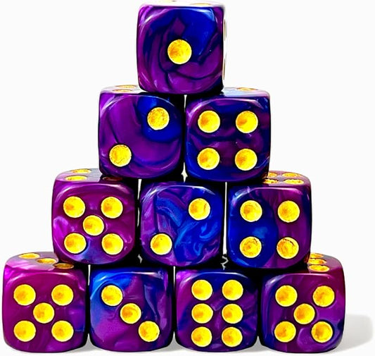 Luck Lab 10 Piece D6 Dice Pack by LuckLab