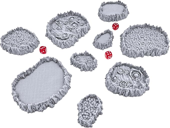 Burbling Pits Printable Scenery, 3D Printed Tabletop RPG Scenery and Wargame - Image 2