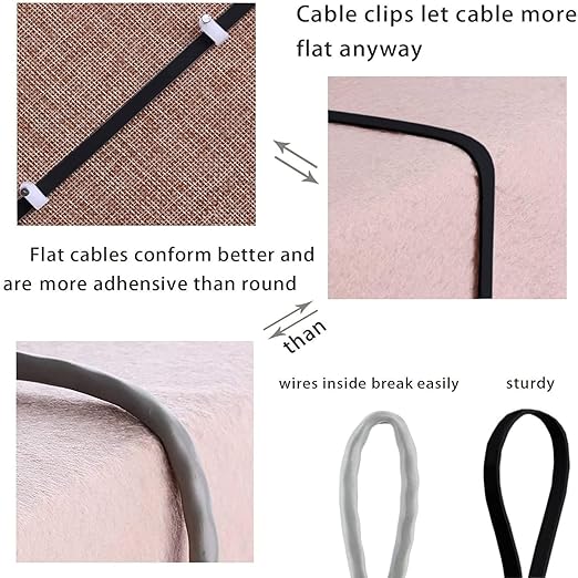Jadaol Cat 8 Ethernet Cable 150ft, 40Gbps 2000MHz Flat S/FTP LAN Patch Cable - Image 4