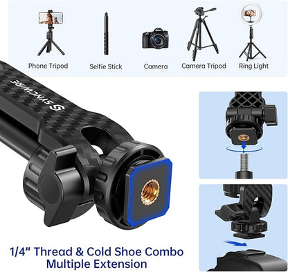 SYNCWIRE Tripod Phone Mount, Universal Smartphone Mount Adapter - Image 3