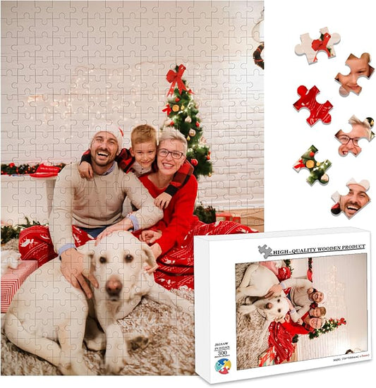 Custom Puzzle 120/200/300/500/1000/1500 Pieces, Personalized Puzzle from Your by Mougins