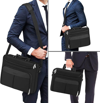 15.6-16.2 inch Waterproof Protective Laptop Messenger Briefcase - Image 7