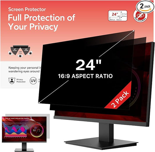 bersem 2 Pack 24 Inch Computer Privacy Screen by BERSEM
