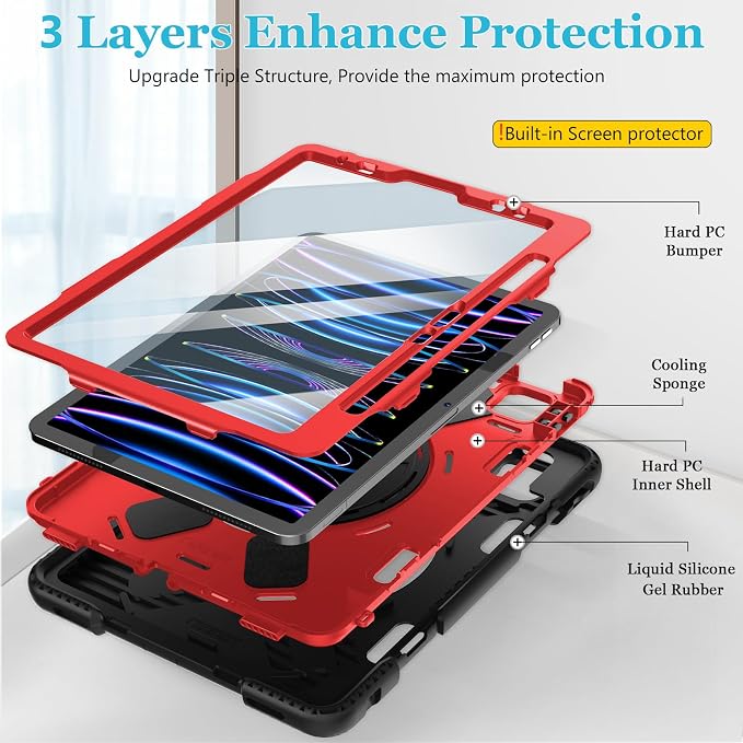 Case for iPad Pro 11 Inch: Silicone Cover for iPad 11 Generation - Image 6