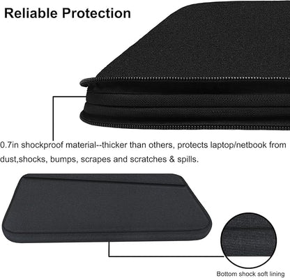 Laptop Sleeve 14 inch, Durable Computer Carrying Bag Protective Case Briefcase - Image 4