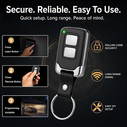 3 for Chamberlain LiftMaster Craftsman Garage Door Opener Remote 891LM 893LM - Image 6