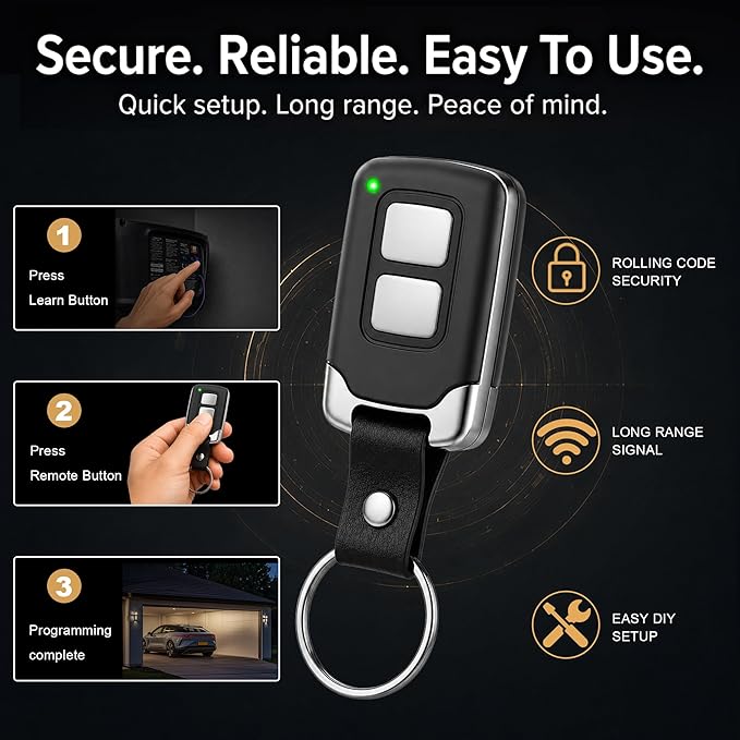 Garage Door Opener Remote for LiftMaster Chamberlain Craftsman Garage Door - Image 6