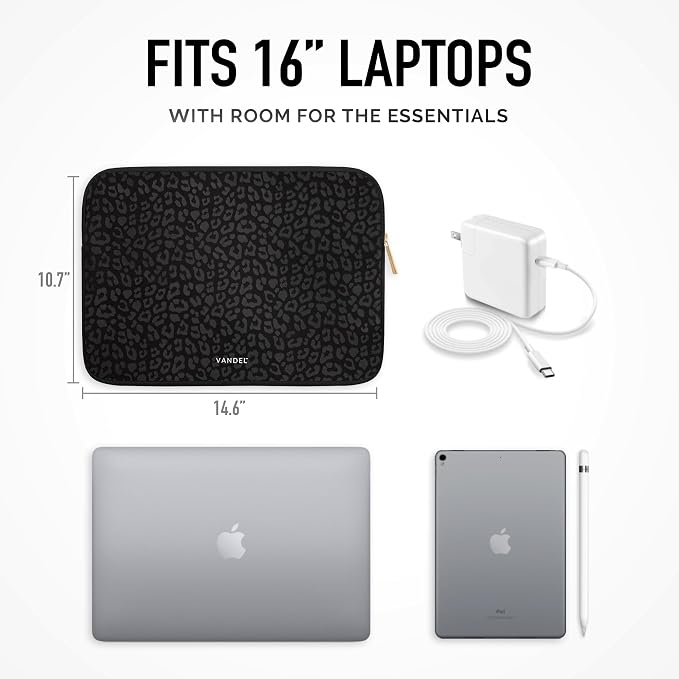 Vandel Slim MacBook Pro 16 Inch Laptop Sleeve, 15.6-16 inch Laptop Case - Image 4