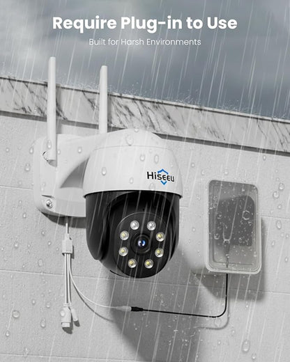Hiseeu 4K 8MP Security Camera Outdoor, Wireless Home Security Camera - Image 8