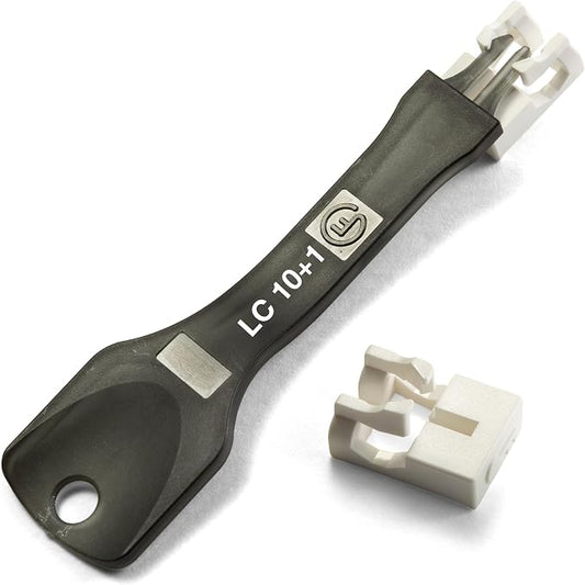 NTW NL-LCPBK10-WH Net-Lock Locking LC Port/Dust Blocker by NTW
