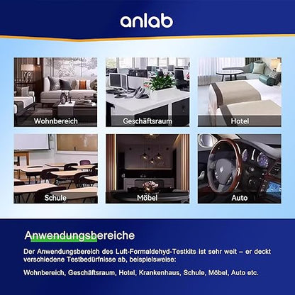 anlab™ Air Formaldehyde DIY Test Kit - Image 5
