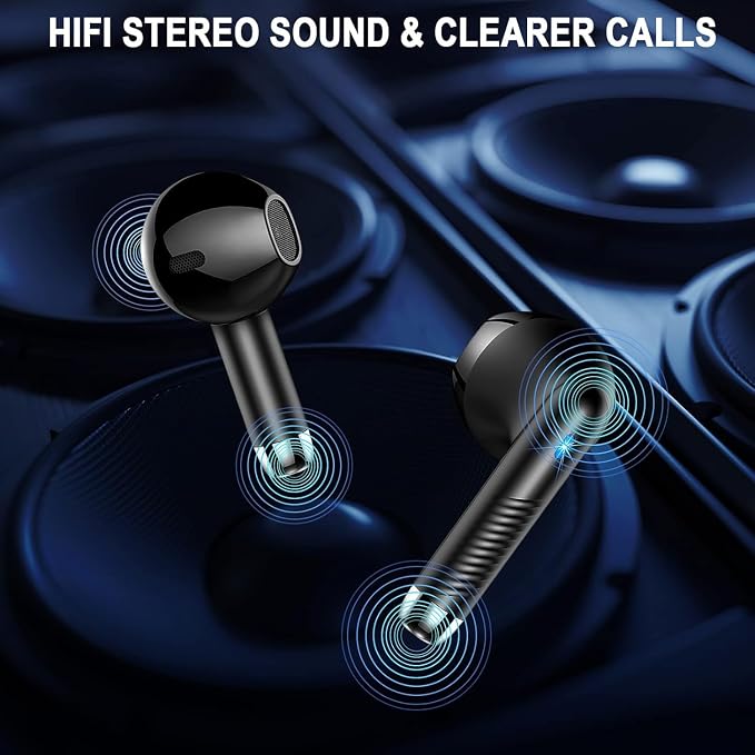 Wireless Bluetooth 5.4 Earbuds, Ear Buds LED Power Display Headphones 6D Stereo - Image 6