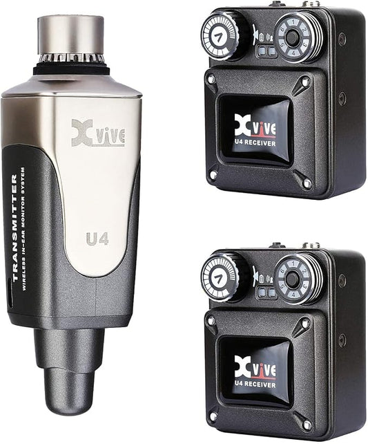 Xvive U4 Wireless in-Ear Monitor System Transmitter and Beltpack Receiver by Xvive