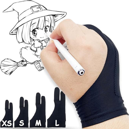 Drawing Glove, Artist Glove for Drawing Tablet iPad, Digital Art Palm Rejection by timebetter
