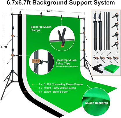 LINCO Lincostore Photo Video Studio Light Kit AM169 - Image 6