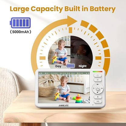 ANMEATE 6 Inch Baby Monitor - Image 6