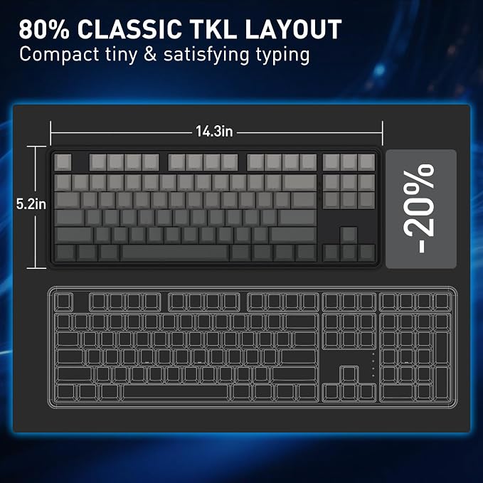 Redragon K707 HE Rapid Trigger Gaming Keyboard, 87 Keys TKL Wired Mechanical - Image 6