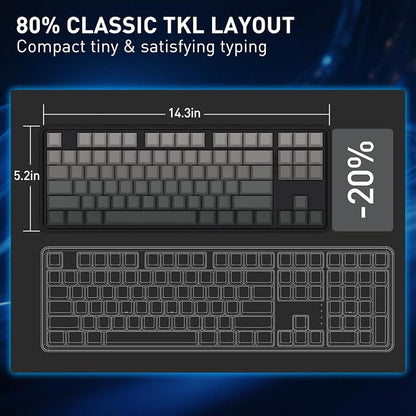 Redragon K707 HE Rapid Trigger Gaming Keyboard, 87 Keys TKL Wired Mechanical - Image 6