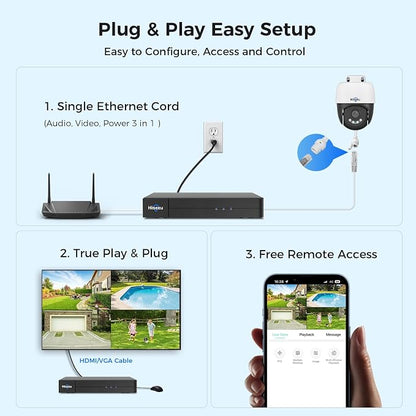 Hiseeu 12MP 16CH PoE NVR Network Video Recorder - Image 6