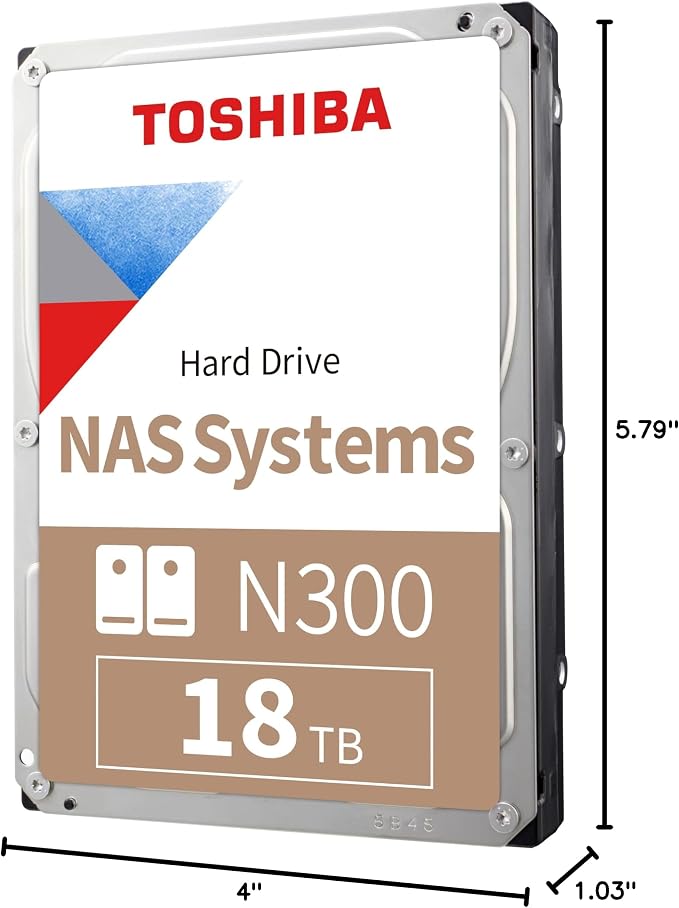 Toshiba N300 18TB NAS 3.5-Inch Internal Hard Drive - Image 7