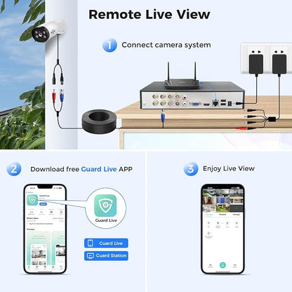 Hiseeu 4K Wired Security Camera System Outdoor - Image 5