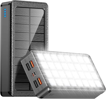 Solar Charger Power Bank 66800mAh Portable Charger by AEECESTORE