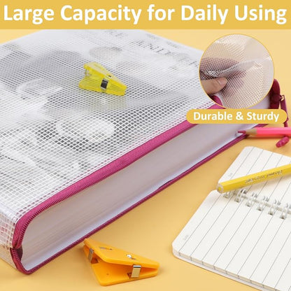 24PCS Mesh Zipper Pouch Storage Bags, 8 Sizes Board Game Bags, 12 Colors - Image 7
