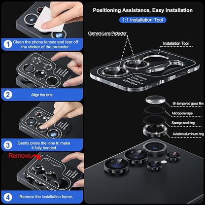 WSKEN for Samsung Galaxy S25 Ultra Camera Lens Protector - Image 6