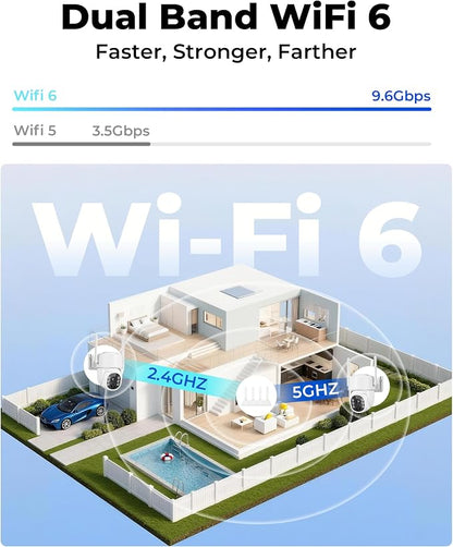 Security Cameras Wireless Outdoor 5G& 2.4G, No Subscription, 2 Cam-Kit - Image 6