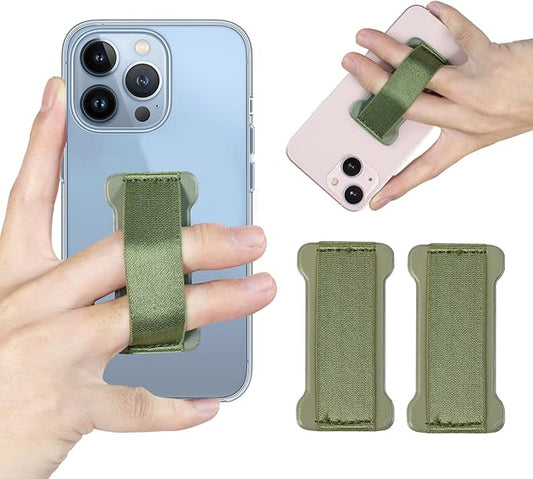 Phone Grip Holder for Hand, Universal Finger Strap Phone Holder, Finger Selfie by WUOJI