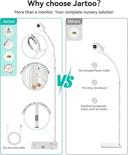 Jartoo Baby Monitor Floor Stand Holder Mount Compatible - Image 3
