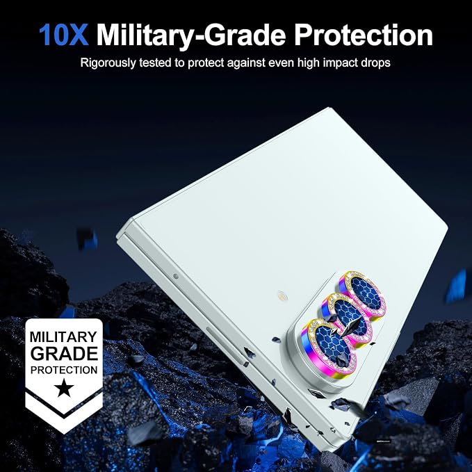 for Samsung Galaxy Z Fold 7 Camera Lens Protector, Individual Metal Ring - Image 5