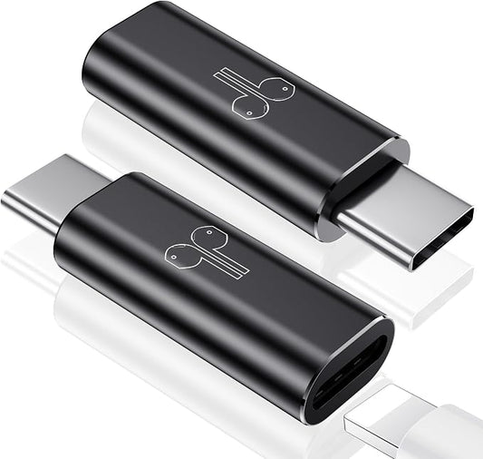 Temdan 2 Pack Lightning to USB C Adapter by Temdan
