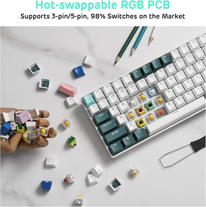 RK ROYAL KLUDGE RK96 RGB Limited Ed, 90% 96 Keys Wireless Triple Mode - Image 6