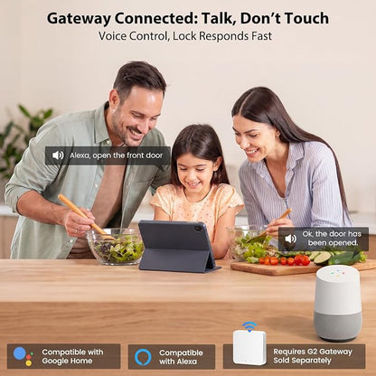 Keyless Entry Door Lock, Biquole Smart Lock, Fingerprint Door Lock | - Image 5
