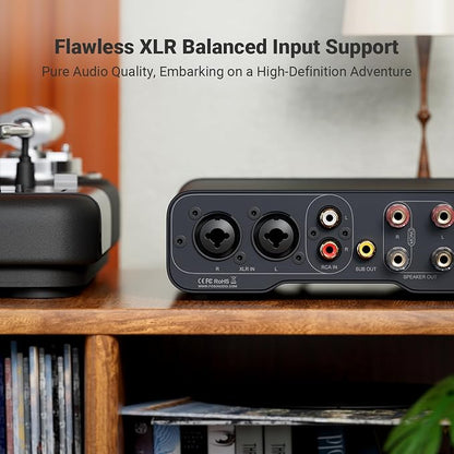 Fosi Audio ZA3 Balanced Stereo Amplifier Home Audio Component Mini 2 Channel - Image 3