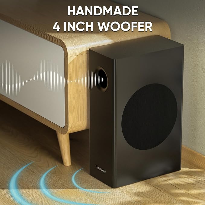 Sound Bars for Smart TV with Subwoofer, 2.1 Deep Bass Small Soundbar Home - Image 2