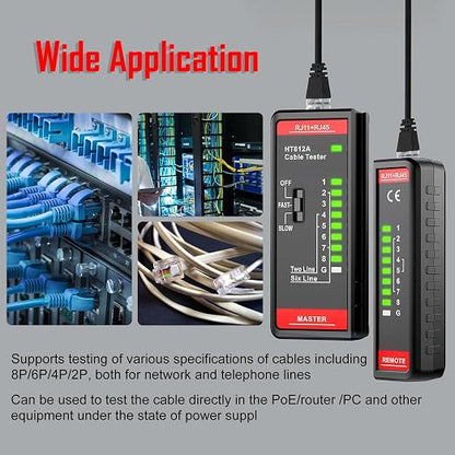 Network Cable Tester with RJ45 RJ11 Port, Ethernet Cable Tester, Ethernet - Image 5